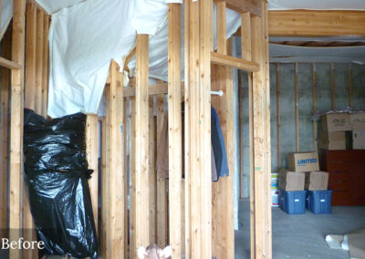 Basement Remodel Before